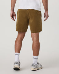 Optimist Elastic Waist Short 8" Men's Rum Relaxed Shorts | Vuori Sale