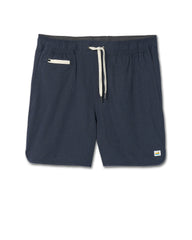 Banks Short 5" Navy Linen Texture Athletic Shorts | Vuori On sale