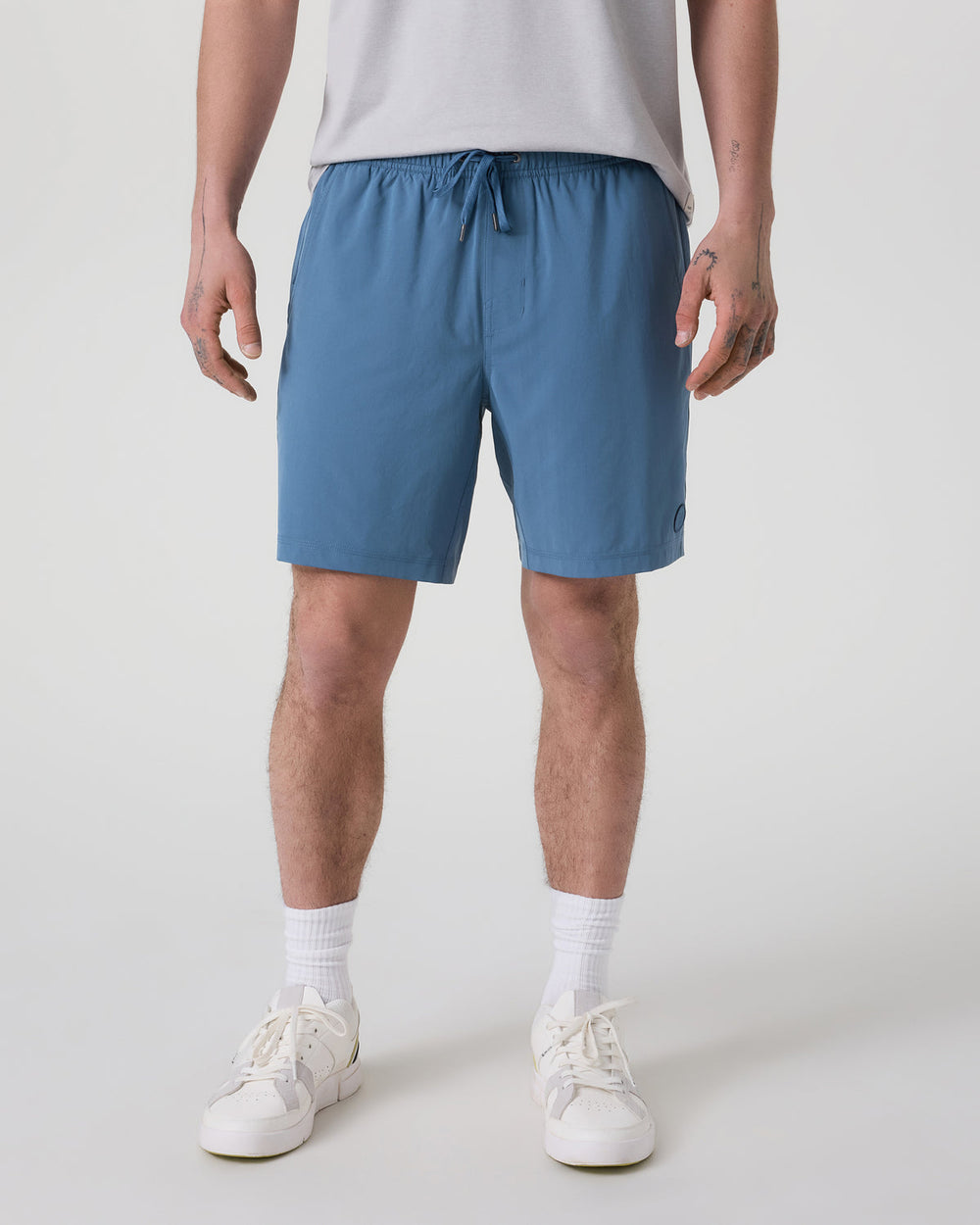 Kore Short Lined 7" Men's Pool Blue Tonal Athletic Shorts | Vuori For sale