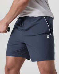 Crosscourt Short Men's Navy Tennis Shorts | Vuori On sale