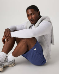Seaside Short 8" Men's French Blue Lounge Shorts | Vuori US