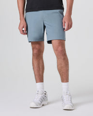 Meta Short Classic Fit 6" Dusty Blue Chino Shorts | Vuori Clothing