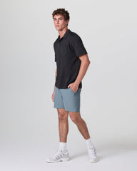 Meta Short Classic Fit 6" Dusty Blue Chino Shorts | Vuori Clothing
