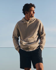 Seaside Pullover Hoodie Men's Acorn Heather Hoodie | Vuori Clothing