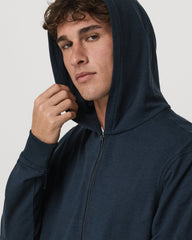 Coronado Full Zip Hoodie 2.0 Men's Midnight Heather Jacket | Vuori Discount