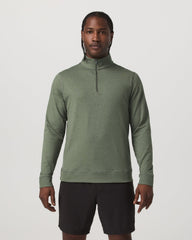 Coronado Half Zip Men's Light Oregano Heather Pullover | Vuori On sale