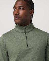 Coronado Half Zip Men's Light Oregano Heather Pullover | Vuori On sale