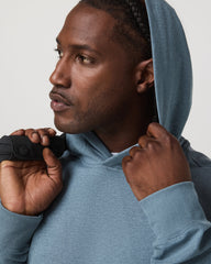 Coronado Pullover Hoodie 2.0 Men's Abyss Heather Hoodie | Vuori Online