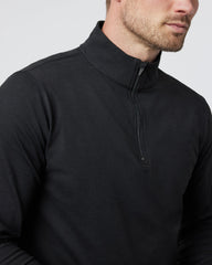 Coronado Half Zip Black Heather | Vuori Outlet