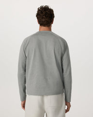 Coronado Crew - Relaxed Fit Driftwood Heather Crewneck | Vuori US