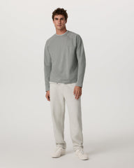 Coronado Crew - Relaxed Fit Driftwood Heather Crewneck | Vuori US