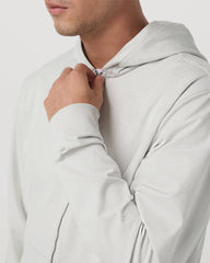 Coronado Full Zip Hoodie 2.0 Men's Salt Heather Jacket | Vuori Clothing