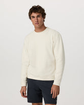 Beach Fleece Crew Men's Bone Heather Crewneck | Vuori