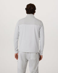 Sunday Element 1/2 Zip Men's Frost Grey Pullover | Vuori US