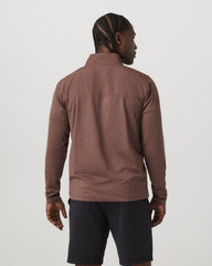 Sunday Element Half Zip Men's Sable Heather Layer | Vuori Clothing