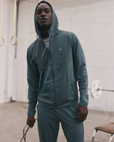 Sunday Element Jacket Men's Blue Sea Heather Jacket | Vuori
