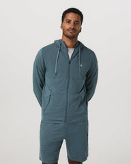 Sunday Element Jacket Men's Blue Sea Heather Jacket | Vuori