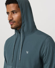 Sunday Element Jacket Men's Blue Sea Heather Jacket | Vuori