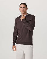 Ponto Performance Crew Men's Sangria Heather Crew Neck | Vuori For sale