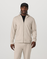 Men's Coronado Full Zip Hoodie 2.0 Limestone Heather | Vuori Outlet