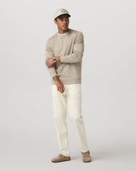 Ponto Performance Crew Men's Truffle Heather Crew Neck | Vuori Clothing