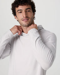 Strato Tech Hoodie Men's Frost Grey Workout Hoodie | Vuori On sale