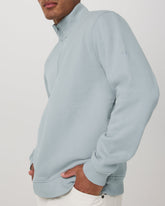 Seaside 1/2 Zip Classic Men's Blue Haze Pullover | Vuori Outlet