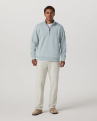 Seaside 1/2 Zip Classic Men's Blue Haze Pullover | Vuori Outlet