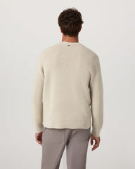 Denver Waffle Crew Sweater Men's Mushroom Wool Sweater | Vuori Online