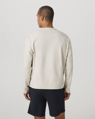 Coronado Crew - Relaxed Fit Men's Ivory Heather Crew | Vuori Outlet