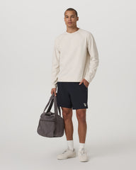 Coronado Crew - Relaxed Fit Men's Ivory Heather Crew | Vuori Outlet