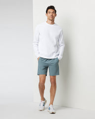 Jamestown Crew Men's White Waffle Crewneck | Vuori Discount