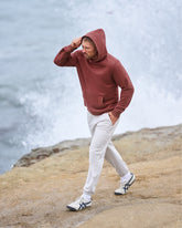 Seaside Pullover Hoodie Men's Spiced Apple Hoodie | Vuori For sale