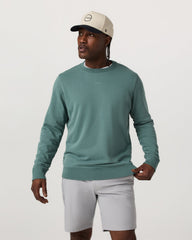 Cypress Logo Crew Men's Bluegrass Sweatshirt | Vuori Outlet