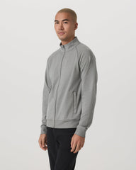 Coronado Novelty Full Zip Men's Driftwood Heather Jacket | Vuori US