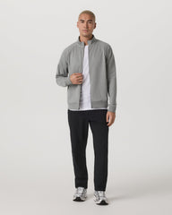Coronado Novelty Full Zip Men's Driftwood Heather Jacket | Vuori US