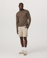 Coronado 1/2 Zip Men's Espresso Heather Pullover | Vuori Sale