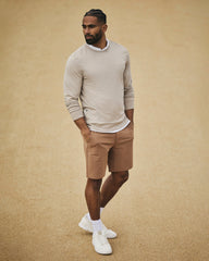 Ponto Performance Crew Dark Salt Heather Pullover | Vuori For sale