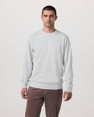 Jeffreys Crew 2.0 Men's Winter Grey Heather Pullover | Vuori Online