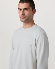 Jeffreys Crew 2.0 Men's Winter Grey Heather Pullover | Vuori Online