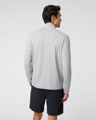 Ease Performance Half Zip 2.0 Light Heather Grey | Vuori US