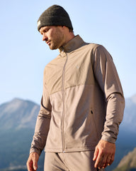 Sunday Element Track Jacket Mocha Heather | Vuori Sale