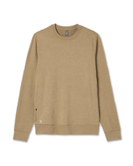 Ponto Performance Crew Sungold Heather Pullover | Vuori Clothing