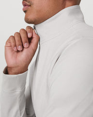 Coronado 1/2 Zip Men's Salt Heather Pullover | Vuori Sale
