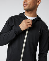 Coronado Hoodie Men's Black Zip Up Hoodie | Vuori US