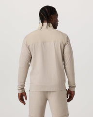 Sunday Element 1/2 Zip Men's Toast Heather Pullover | Vuori Clothing