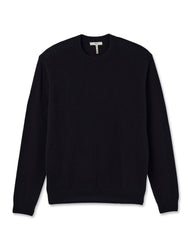 Berik Cashmere Sweater Men's Black Crewneck Sweater | Vuori On sale