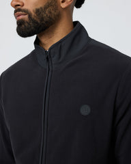 Aspen Full Zip Jacket Black Fleece Jacket | Vuori For sale