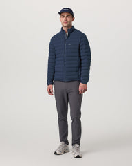 Men's Steadfast Insulated Full Zip Jacket Blue Coast | Vuori Online