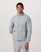 Steadfast Insulated Full Zip Jacket Men's Sea Fog Jacket | Vuori On sale